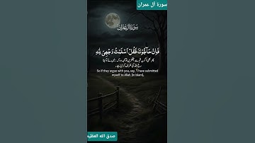 سورة آل عمران #القزابري #المصحف #لايك #اكسبلور