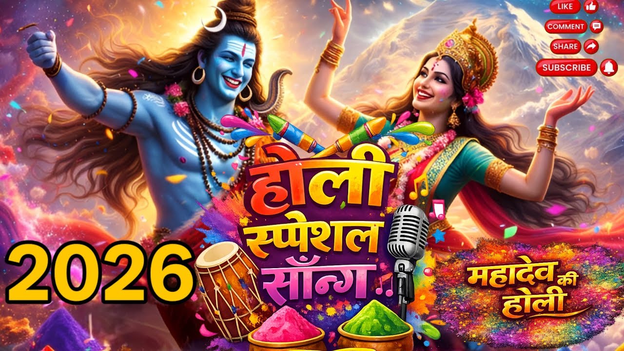 😘फागुन आयो भोले के द्वारे☘️|🔱 Shiv Holi Bhajan 2026 | Rang Lagao Holi Hai 💫|❤️Holi Song #bhajan  