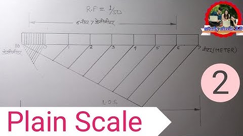 #2 How To Draw Plain Scale// सरल मापनी///Engineering drawing//Polytechnic First Semester