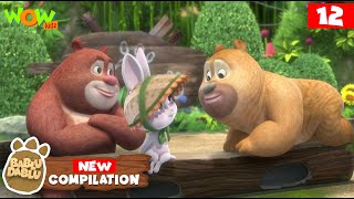 new baby bears compilation 12 bablu dablu cubs new funny cartoon in hindi for kids wow kidz