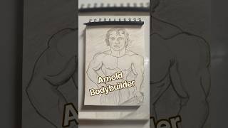 arnold world bodybuilder pencil sketch#arnold #bodybuilder #drawing #shorts #viral
