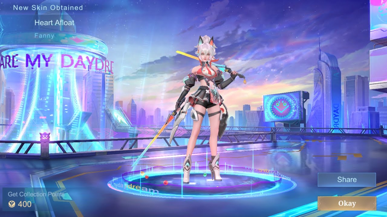 Heart Afloat EPIC SKIN GIFT STAGE 3 | Fanny ‘Heart Afloat’ Valentine Skin - YouTube