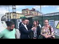 Cantiere Esselunga -via mariti con Paola Taverna Vice Pres. M5s