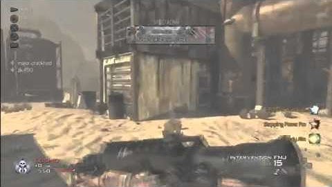 MW2 1v1   Quick Scope Match   zk P90 vs major crackhead   PS3  HD