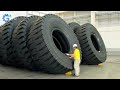 Amazing Process of changing the world's largest Tire ▶ Manufacture of Mining Truck Tires