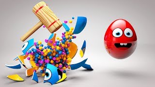 Famous Cinema 4D Tutorial -  Egg Breaking Animation | Cinema 4D  Voronoi fracture Profile