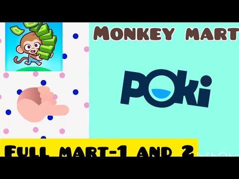 Monkey mart part - 4, new almond stall and coffee stall, Monkey game, poki  poki games