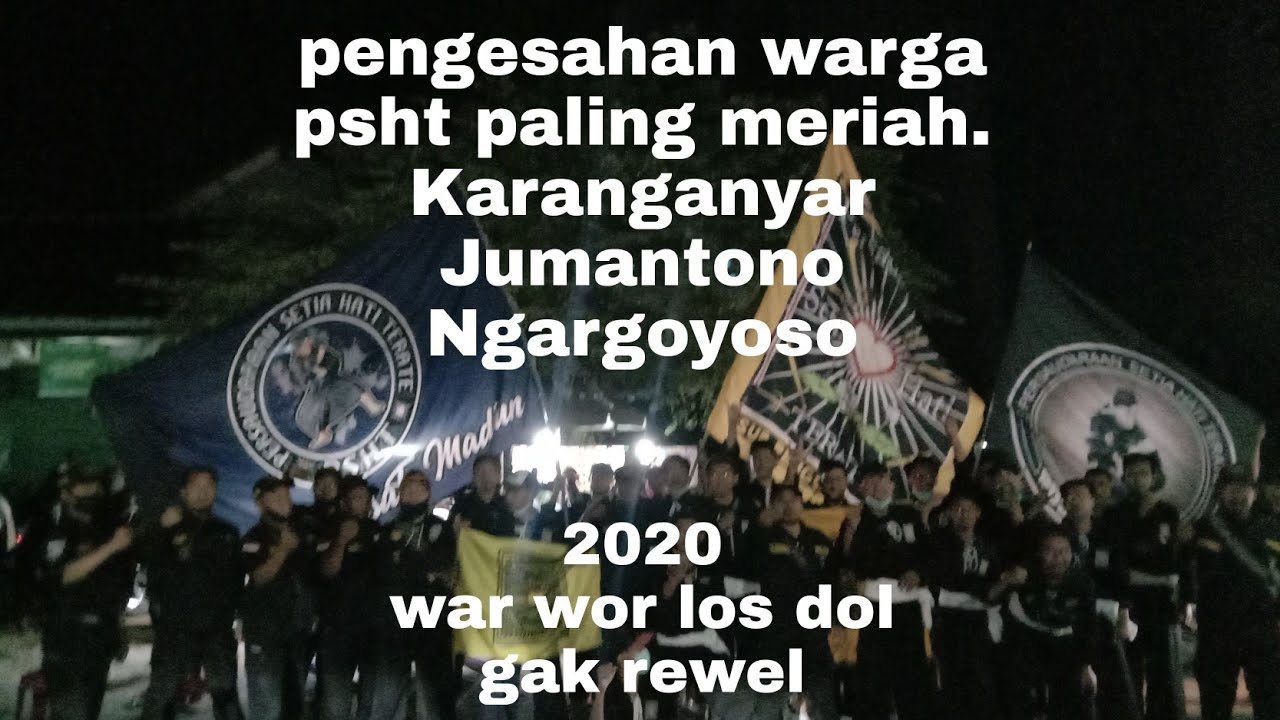 PENGESAHAN WARGA BARU CABANG KARANGANYAR