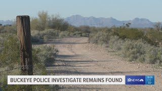 Skeletal remains found in desert near Buckeye