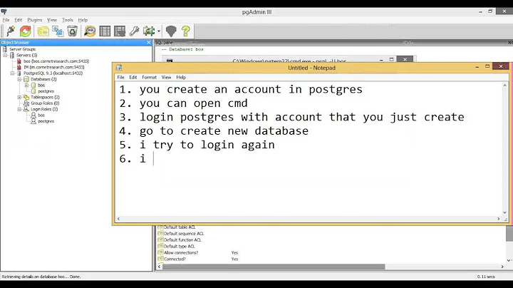 PostgreSQL - dump postgresql with command line on windows