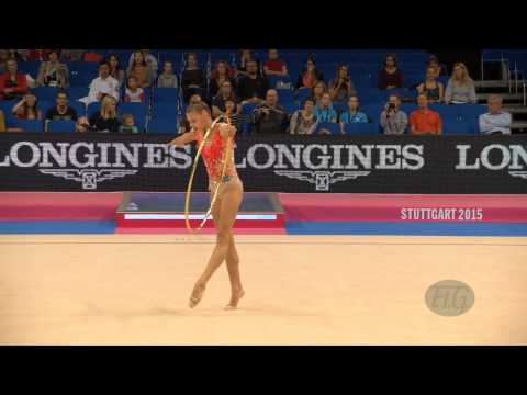 Aleksandra SOLDATOVA (RUS) 2015 Rhythmic Worlds Stuttgart - Qualifications Hoop