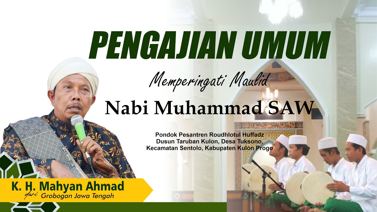 🟤[LIVE] PENGAJIAN DALAM RANGKA MEMPERINGATI MAULID NABI MUHAMMAD SAW ...