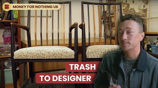 Skip Trash Becomes DESIGNER Furniture | Money For Nothing UK