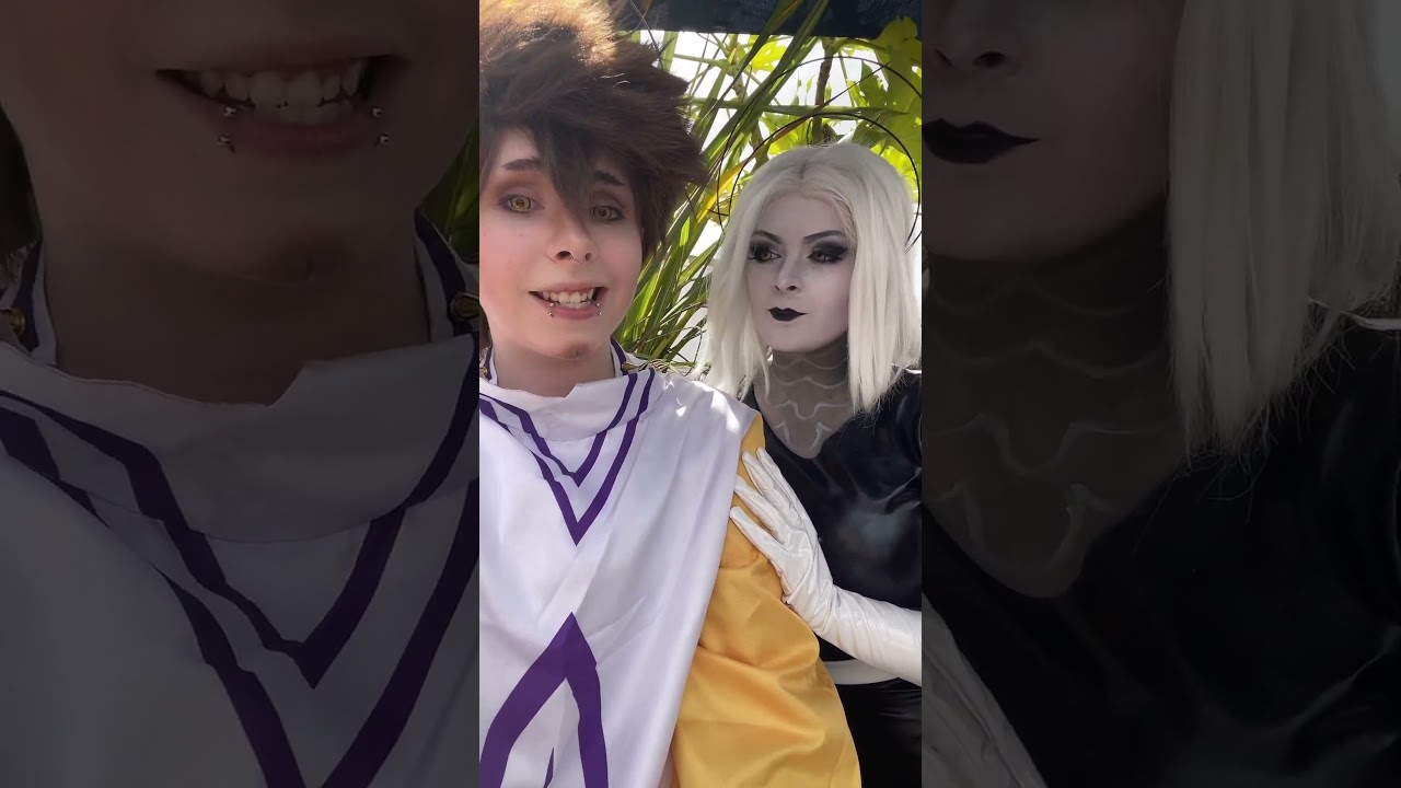 Adam and Lute HATE your vibes #cosplay #hazbinhotel #hazbinhotelcosplay #helluvaboss #meme
