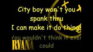 Nirvana - Spank Thru (lyric)