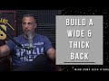 How to Build a Wide & Thick Back