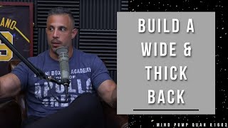 How to Build a Wide & Thick Back
