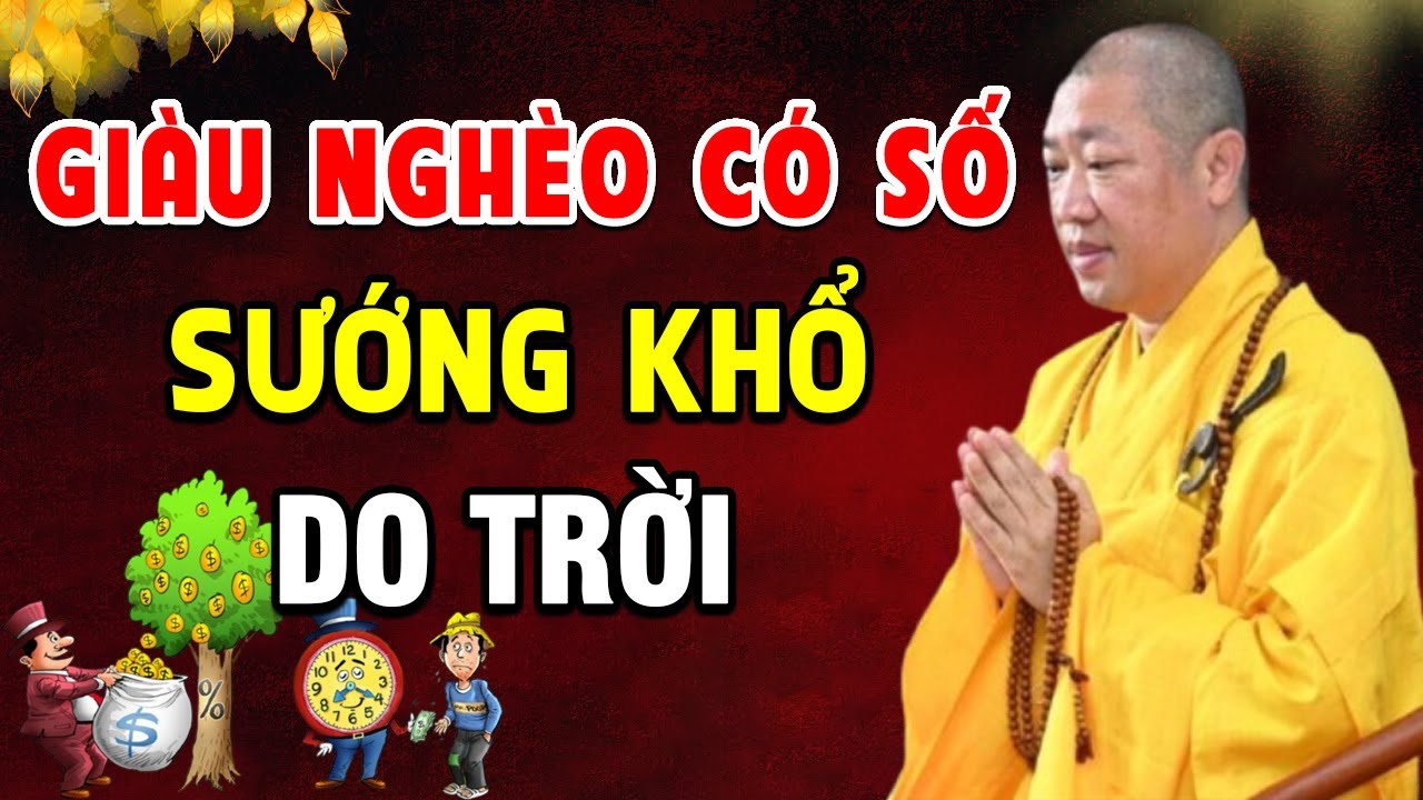 Giàu Nghèo Có Số, Sướng Khổ Do Trời Hay Do Con Người Lựa Chọn l Thầy Thích Thiện Thuận (Cực Hay)