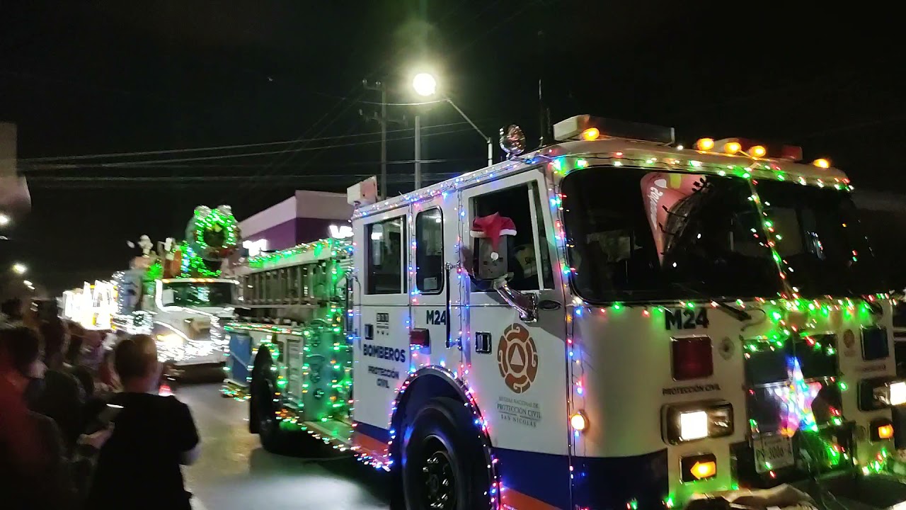 Desfile Navidad san Nicolás de los Garza Nuevo León 7/dic/2021