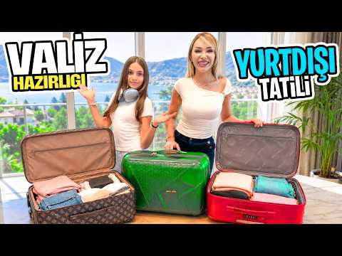 PACKING MY SUITCASE VLOG !OUR INTERNATIONAL VACATION !?
