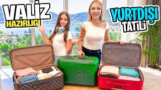 VALİZ HAZIRLIĞI VLOG !YURTDIŞI TATİLİMİZ !?