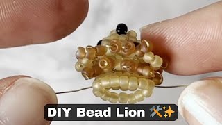 Beading Tutorial: Create a Majestic Lion with Parallel Weaving || WooGlobe