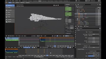 Spaceship animated in under 2 minutes