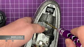 Jumper RC Xiake 800 Y3 VTOL videao transmission system installation tutorial