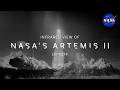 Infrared View of NASA's Artemis II Liftoff