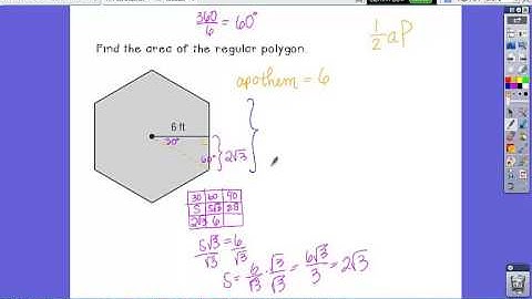 11.4 Area of Regular Polygons Part 2