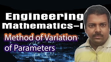 Lecture 13 | Method of Variation of Parameters | Live Class | Engineering mathematics