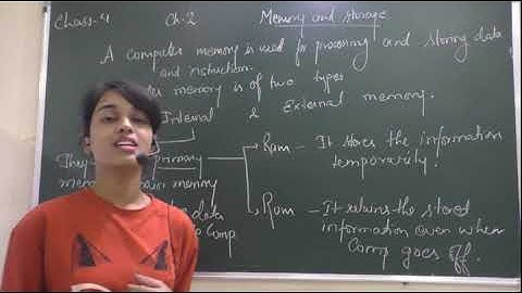 "MEMORY & STORAGE" MUTIPLE CHOICE QUES  IN COMPUTER BASIC FOR CLASS 3 TO 5