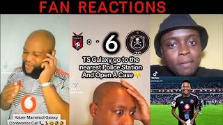 Ts Galaxy Vs Orlando Pirates Match Day 22  Fans And Rivals Reactions