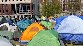 Some Columbia University Protesters Agree to Remove Tents