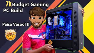 7000 Rupees /- Rs Super Budget Gaming + Editing PC Build!Cheapest Online PC Build ?