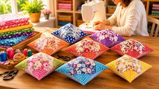 You’ll Discover the Secret Behind This Pattern #PatchworkPillow #PatchworkSewing