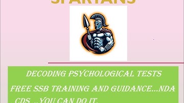 DECODING PSYCHOLOGICAL TESTS OF SSB INTERVIEW