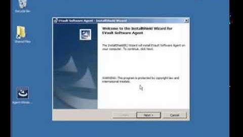 EVault Server Protection - Installing an EVault Agent Using WinCC