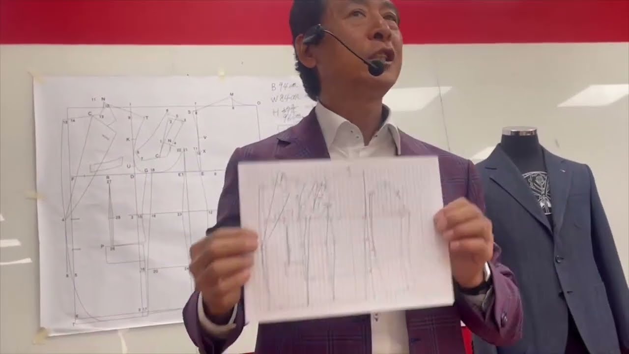 休閒牛仔西裝 西裝製圖打版