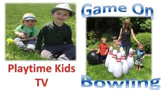 Game On Inflatable Bowling Set