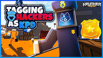 K.P.D. Catching HACKERS in Krunker! (DETECTIVE FROSTYWOLF)