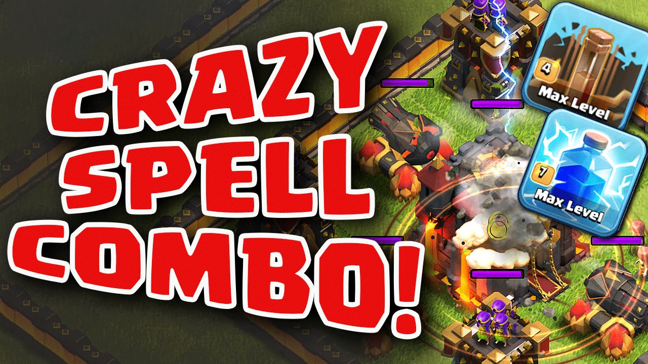 Clash of Clans | DESTROY MAX TH10 with LIGHTNING and EARTHQUAKE SPELLS!