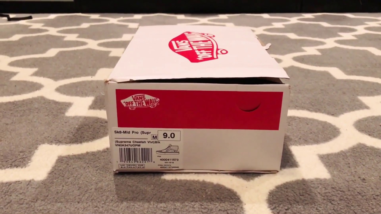 supreme vans box