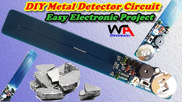 Simple Metal Detector Circuit Electronic Project Using Transistors Diy Kit