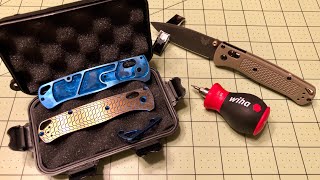 Benchmade Bugout Titanium Scales from Rock Scale Design