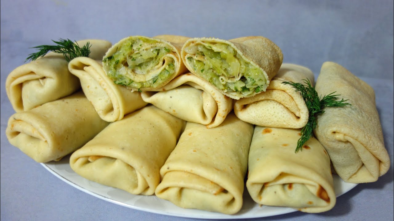 Naleśniki z młodą kapustą