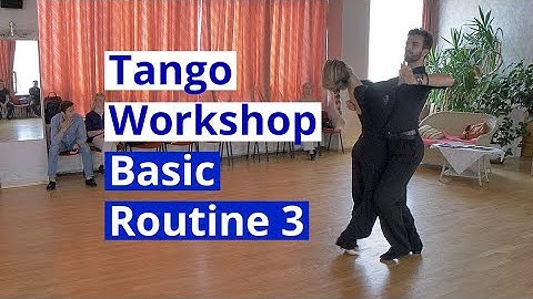 Tango Basic Routines Workshop 3 | demo by Edgars Linis - Eliza Ancane