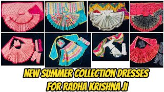 New Summer Collection Dresses For Radha Krishna Ji || Designer Cotton Dresses