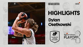 DYLAN OSETKOWSKI fuerza el quinto partido en Málaga | Playoff Liga Endesa 2023-24