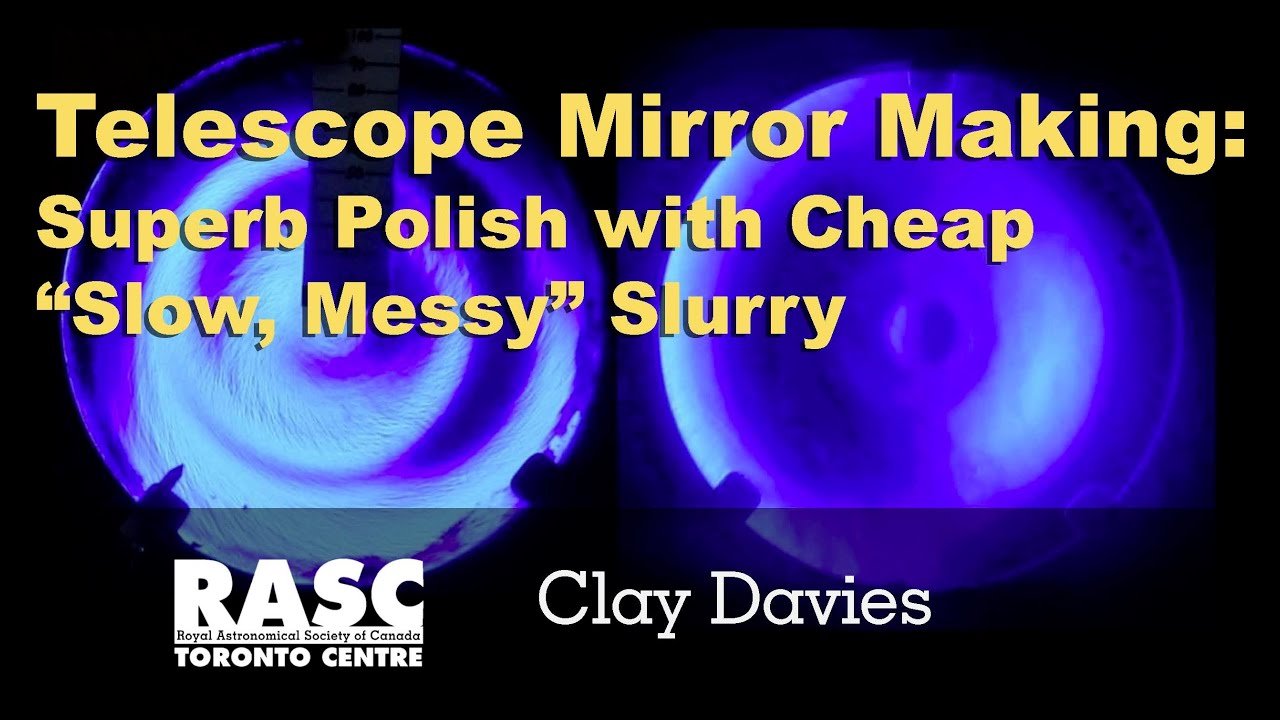 Изготовление зеркал для телескопов: превосходная полировка дешёвой «медленной и грязной» суспензией